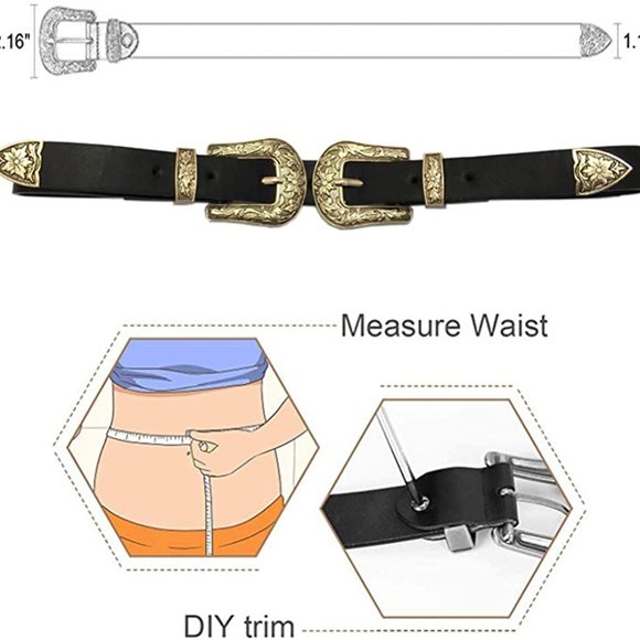 Women\'s Belt Western Vintage Style Genuine Leather main image 5
